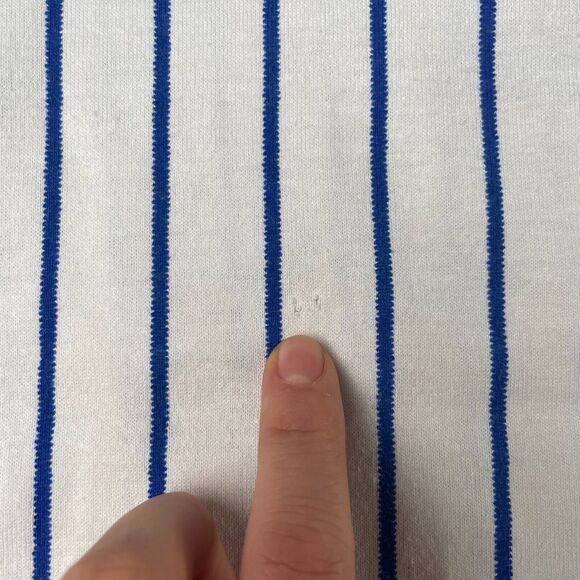 Vintage 80s New York Mets Jersey Men's Large‎ Rawlings Athletic Striped MLB 1017 - Picture 10 of 14